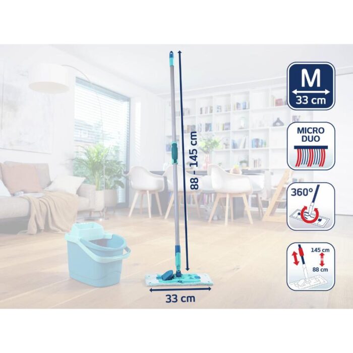 Põrandapesija PowerClean M Teleskoop microduo Leifheit