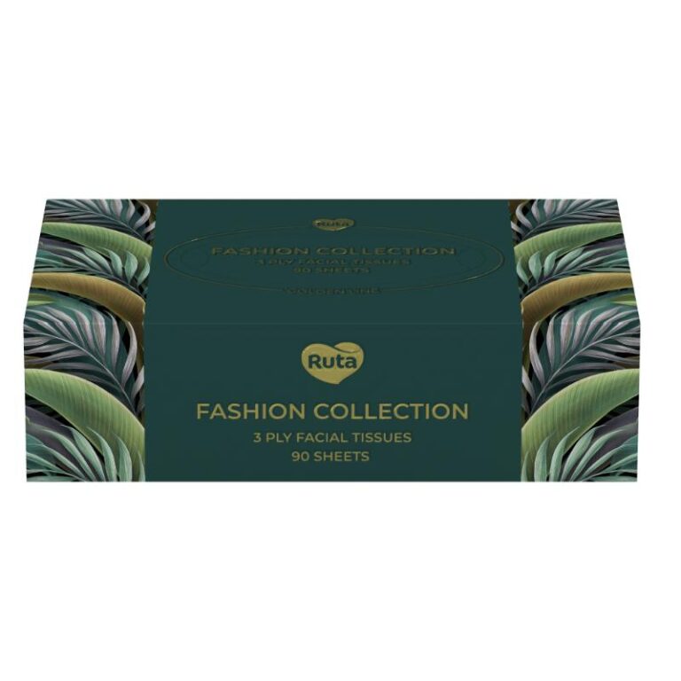 Kosmeetilised salvrätikud Fashion Collection 90tk 3-kihiline