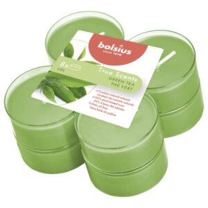 Lõhna-teeküünlad Maxi 8h, Roheline Tee True Scents 8tk
