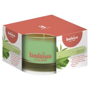 Lõhnaküünal klaasis 14h, Roheline tee True Scents