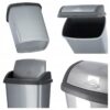 Prügikast Swing bin 25l, hall/grafiit - Image 2