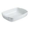Ahjuvorm 35x25cm, valge, keraamiline, 4,7l