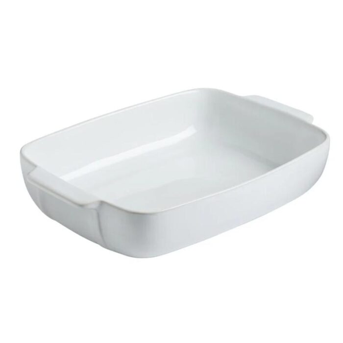 Ahjuvorm 35x25cm, valge, keraamiline, 4,7l