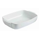 Ahjuvorm 30x22cm, valge, keraamiline, 2,9l