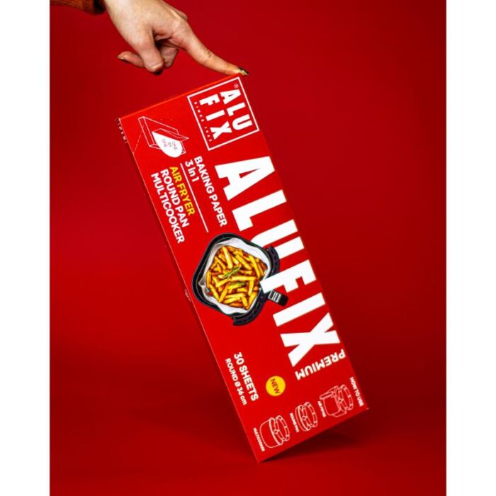 Kuumaõhufritüüri küpsetuspaber 3in1 26cm Alufix 30tk - Image 2