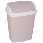 Prügikast Swing bin 25l, beez/valge