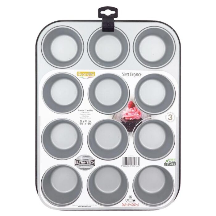 Muffinipann Silver Elegance, 12 pesa Guardini - Image 3