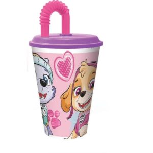 Joogitops kõrrega Paw Patrol 430ml, roosa