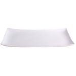 Vaagen 34x15cm, valge, keraamiline