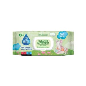 Niisked salvrätikud beebidele Aaloe Vera vee & Kummeliga 50tk