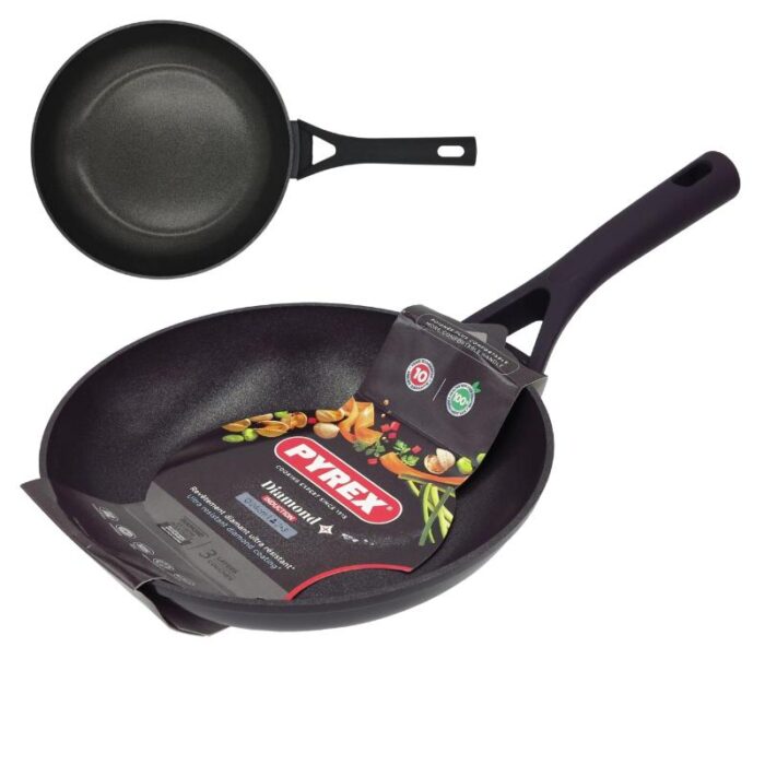 Pann Black Diamond+ 24cm Pyrex