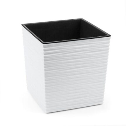 Lillekast Juka Dluto S 25x25cm, valge