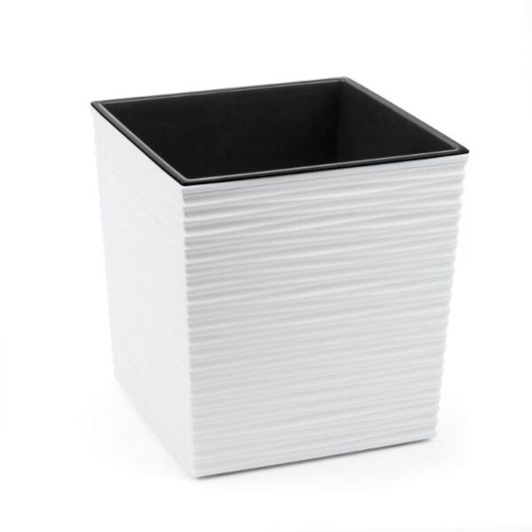 Lillekast Juka Dluto S 25x25cm, valge