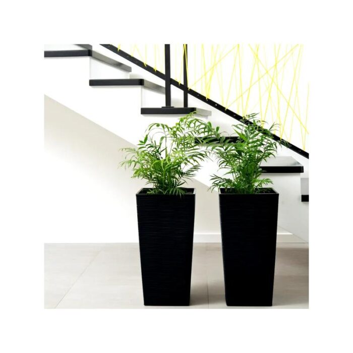 Lillepott Finezia Dluto XS, h.36cm, grafiit