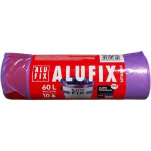Prügikotid Elastic Fix 64x70cm lilla 60L 10tk