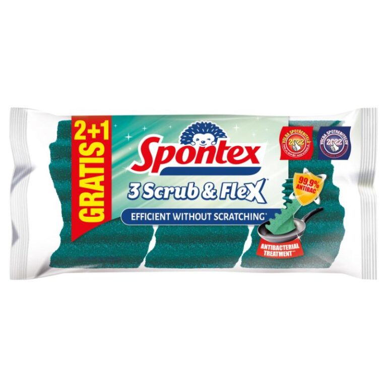 Küürimissvamm Scrub&Flex 3tk Spontex