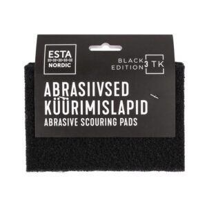 Abrasiivsed küürimislapid Nordic Black Edition Esta 3tk