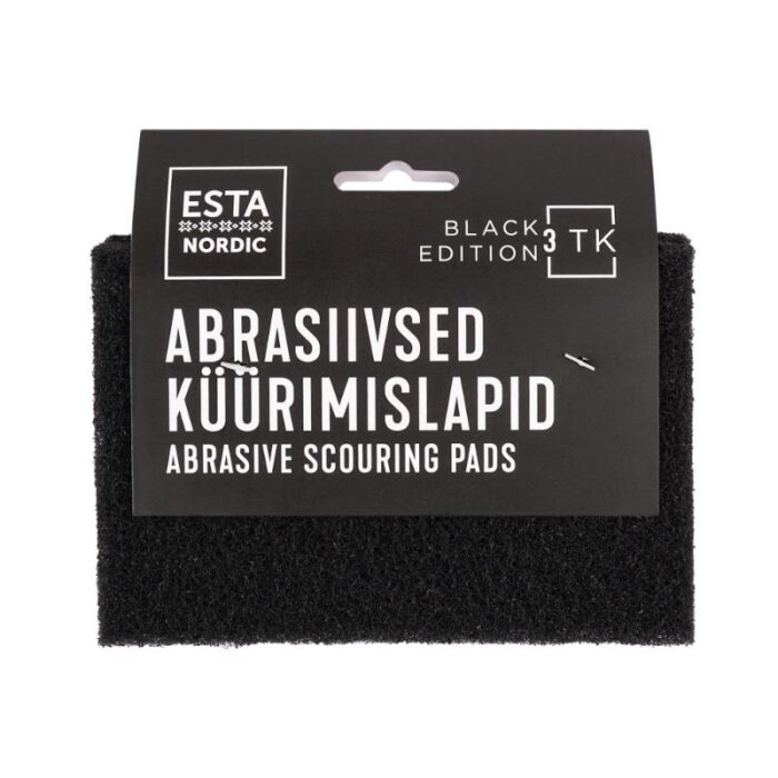 Abrasiivsed küürimislapid Nordic Black Edition Esta 3tk