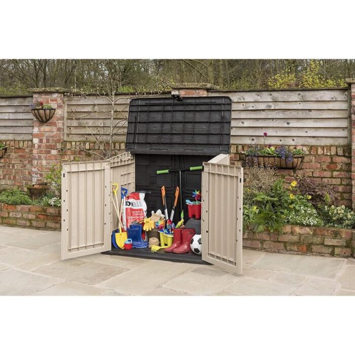 Kapp ilmastikukindel Store It Out 880L beez/pruun Keter - Image 5