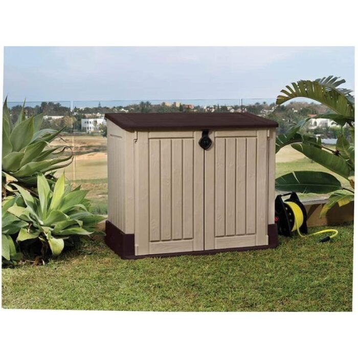 Kapp ilmastikukindel Store It Out 880L beez/pruun Keter - Image 4