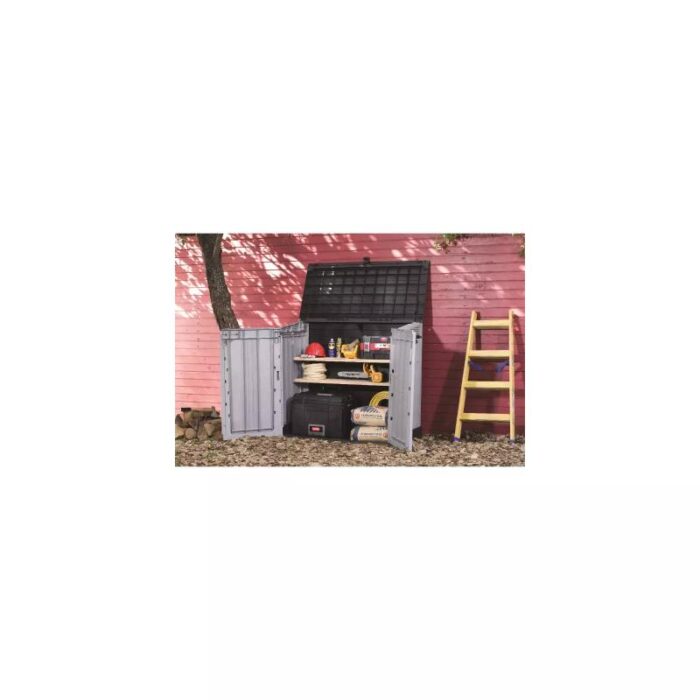 Kapp ilmastikukindel Store It Out 880L hall/tumehall Keter