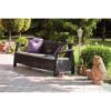 Aiadiivan Corfu, Loveseat Max 3-ne, pruun