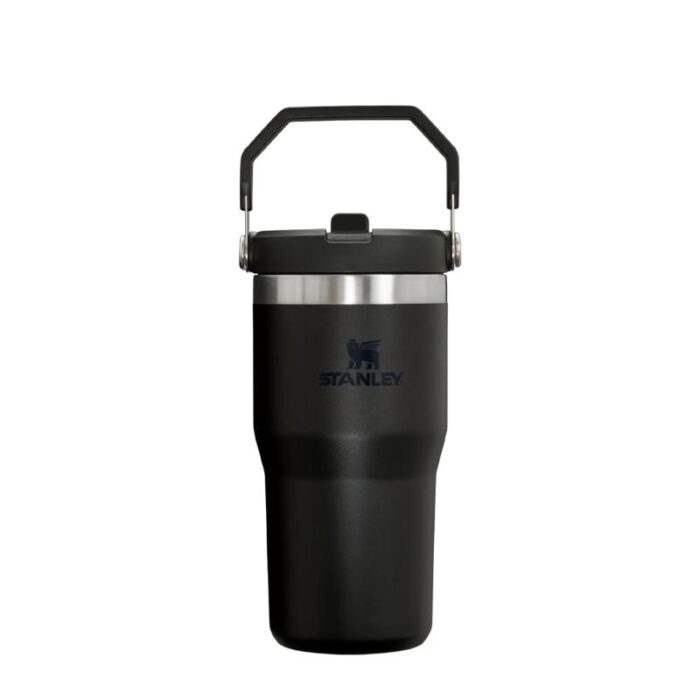 Joogipudel IceFlow Flip Straw 2.0 Black 0.6L