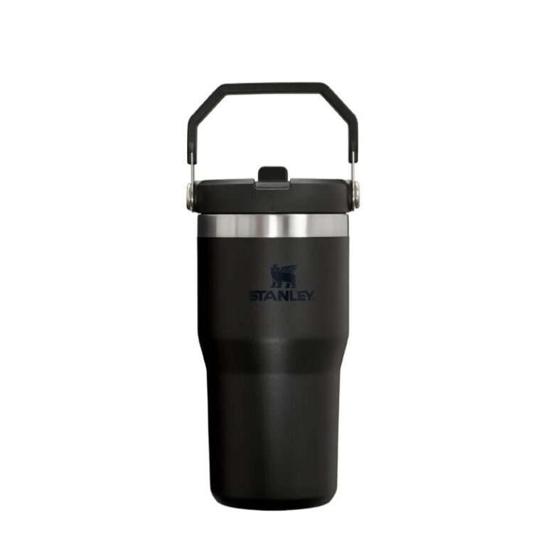 Joogipudel IceFlow Flip Straw 2.0 Black 0.6L