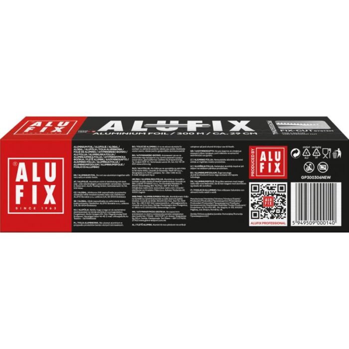 Alumiiniumfoolium Fix-Cut Alufix 29cmx300m HORECA - Image 2