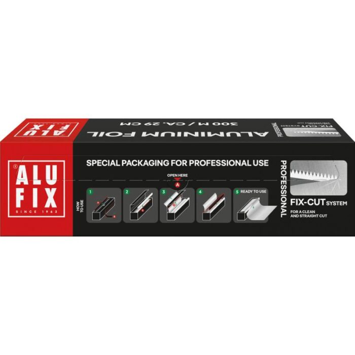 Alumiiniumfoolium Fix-Cut Alufix 29cmx300m HORECA - Image 3