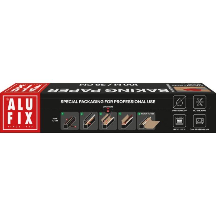 Küpsetuspaber Alufix 38cmx100m HORECA - Image 2
