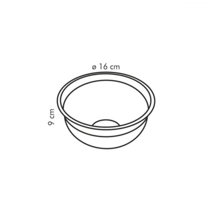 Salatikauss roostevabast terasest Delicia 1,5l - 16cm - Image 2