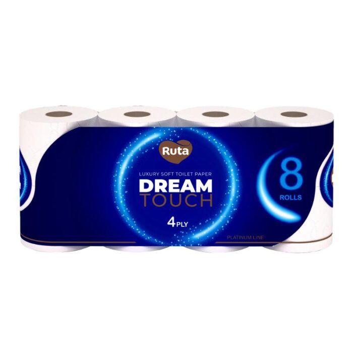 Tualettpaber Dream Touch 8 rulli, 4-kihiline - Image 1