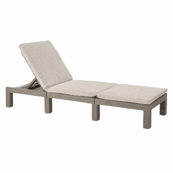 Lamamistool Jaipur 188x58x29cm padjaga cappuchino Keter
