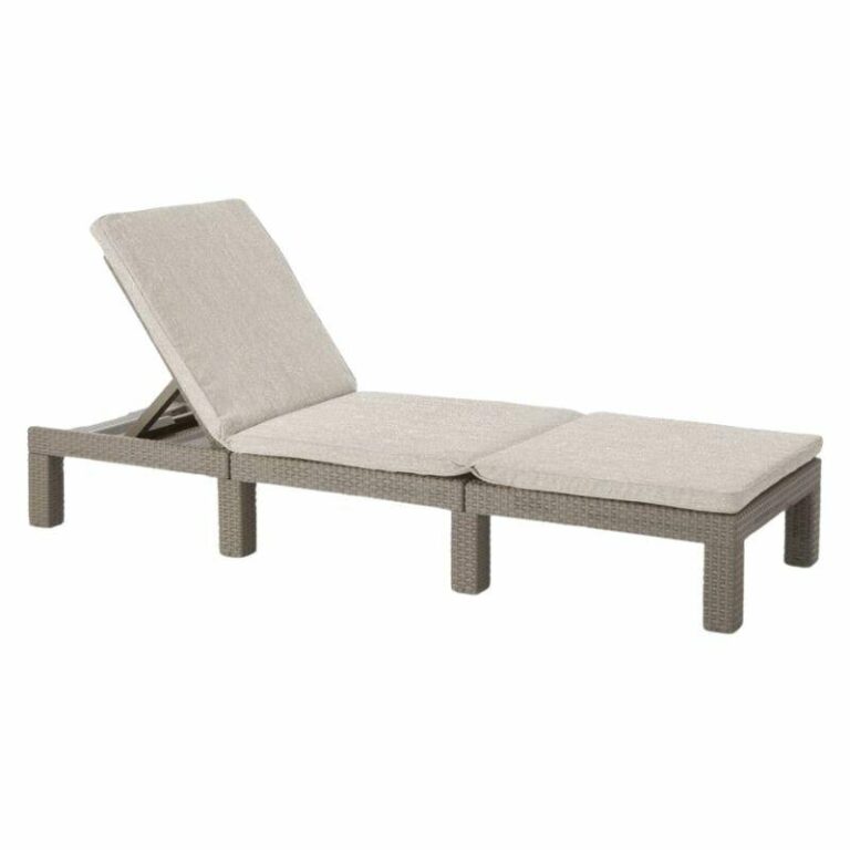 Lamamistool Jaipur 188x58x29cm padjaga cappuchino Keter