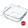 Ahjuvorm Airfryer 2,2l, 25x22x7cm Pyrex