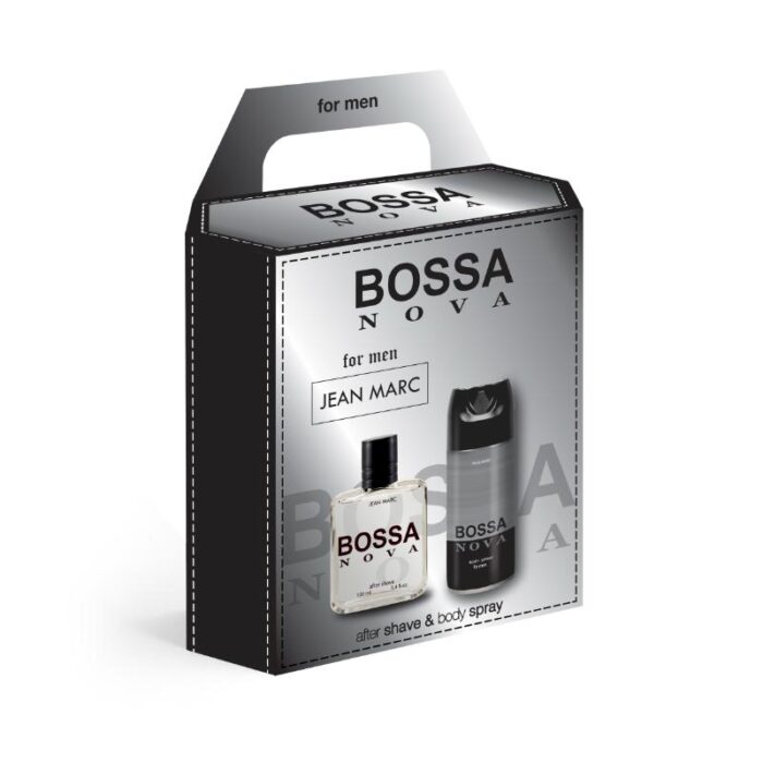 Kinkekarp meestele Bossa Nova (aftershave 100ml; deodorant 150ml)