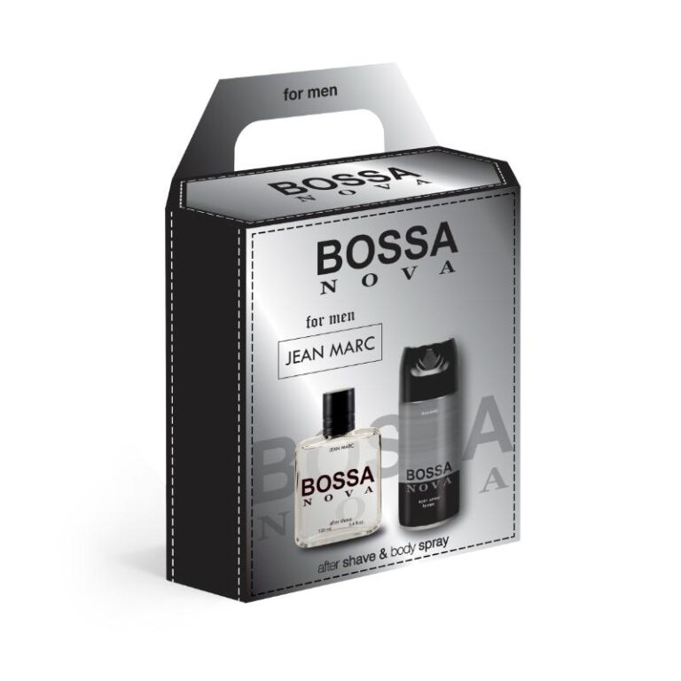Kinkekarp meestele Bossa Nova (aftershave 100ml; deodorant 150ml)