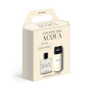 Kinkekarp meestele Giovanni Del Acqua (Aftershave 100ml; deodorant 150ml)