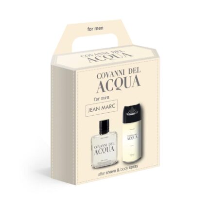 Kinkekarp meestele Giovanni Del Acqua (Aftershave 100ml; deodorant 150ml)