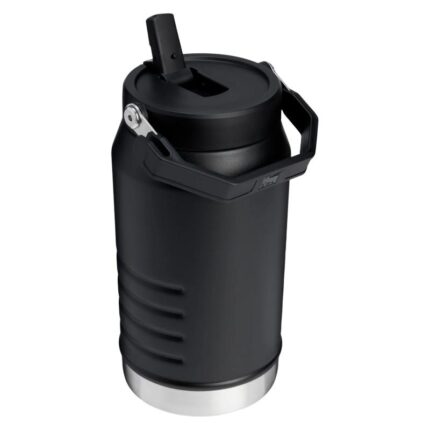 Joogitermos The IceFlow™ Flip Straw 2.0 Jug Black 2.0 1.90L