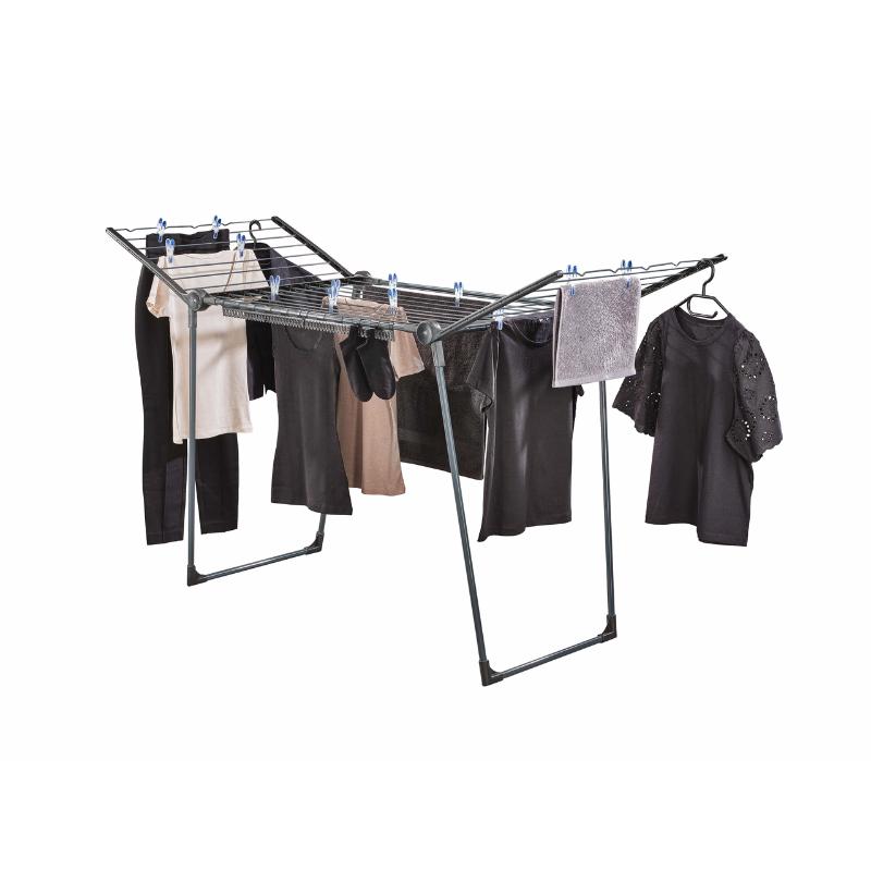 4006501816955 (1) Pesukuivatusrest Pegasus 200 Solid Black - Image 1