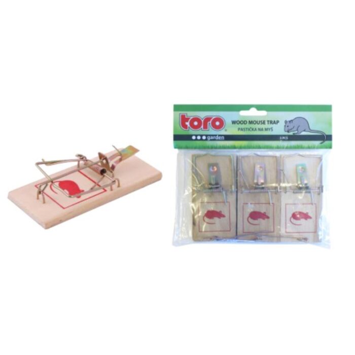 Hiirelõks 3tk, 10x4,5x0,6cm