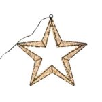 LED valgusti Täht 36cm, soe valgus, taimer