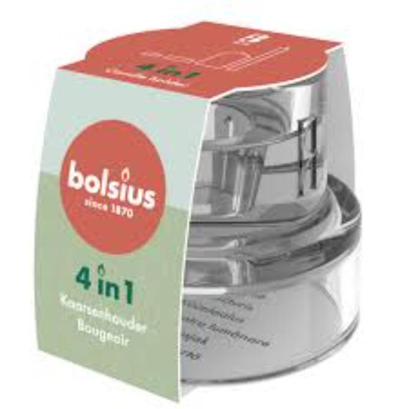 8717847161673 Küünlaalus 69/84mm, 4 ühes Bolsius