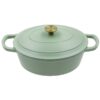 Malmpott ovaalne 3,2L/ 27x21,3cm, mündiroheline