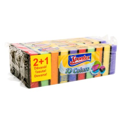 Küürimissvamm Spontex 10tk 2+1 tasuta