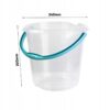 Ämber 5l plastiksangaga, läbipaistev - Image 4