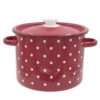 Emailpott Punane/valge täpp 5,5l