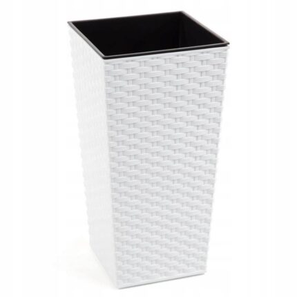 Lillepott Finezia Rotang S h.46,5cm, valge